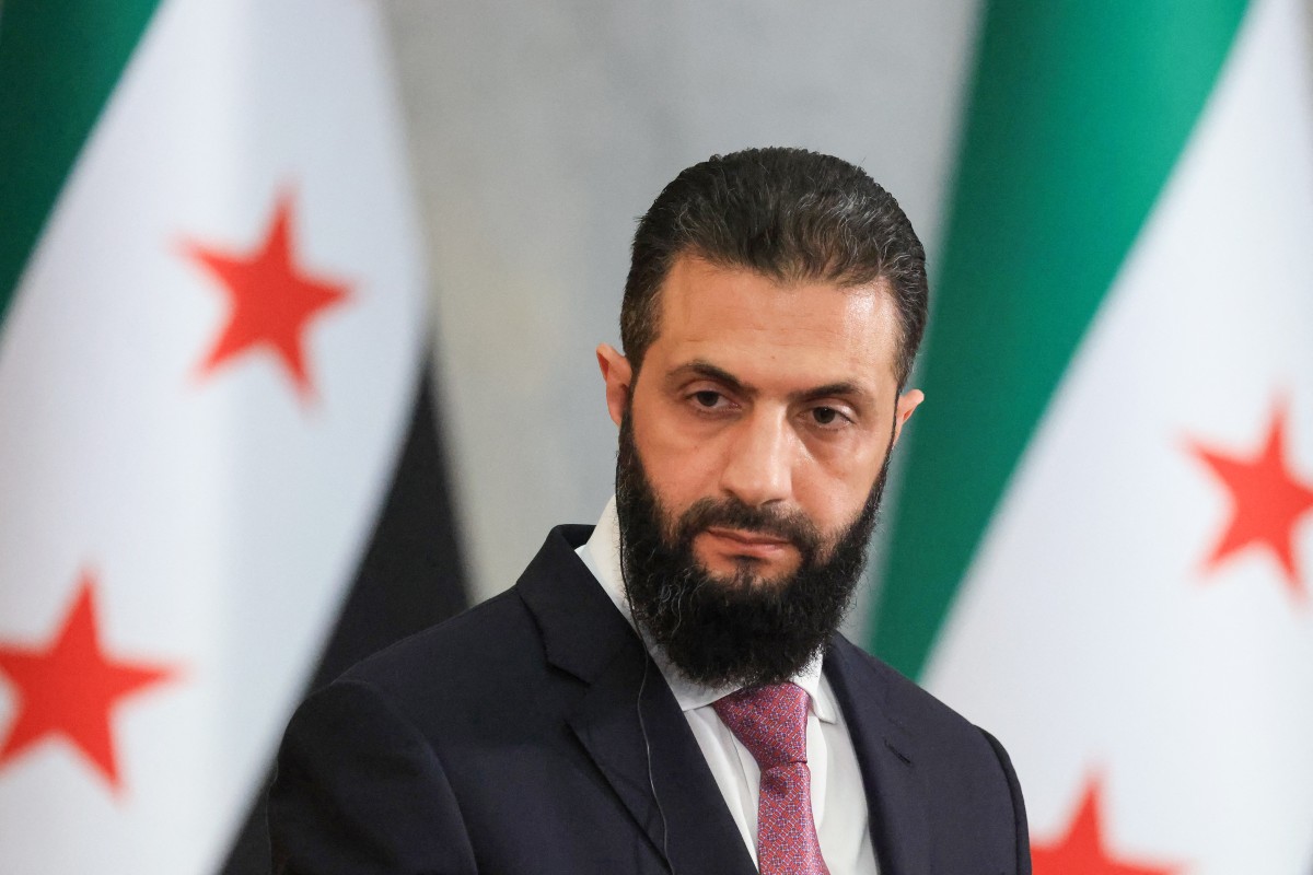 الرئيس السوري احمد الشرع، (ا ف ب).