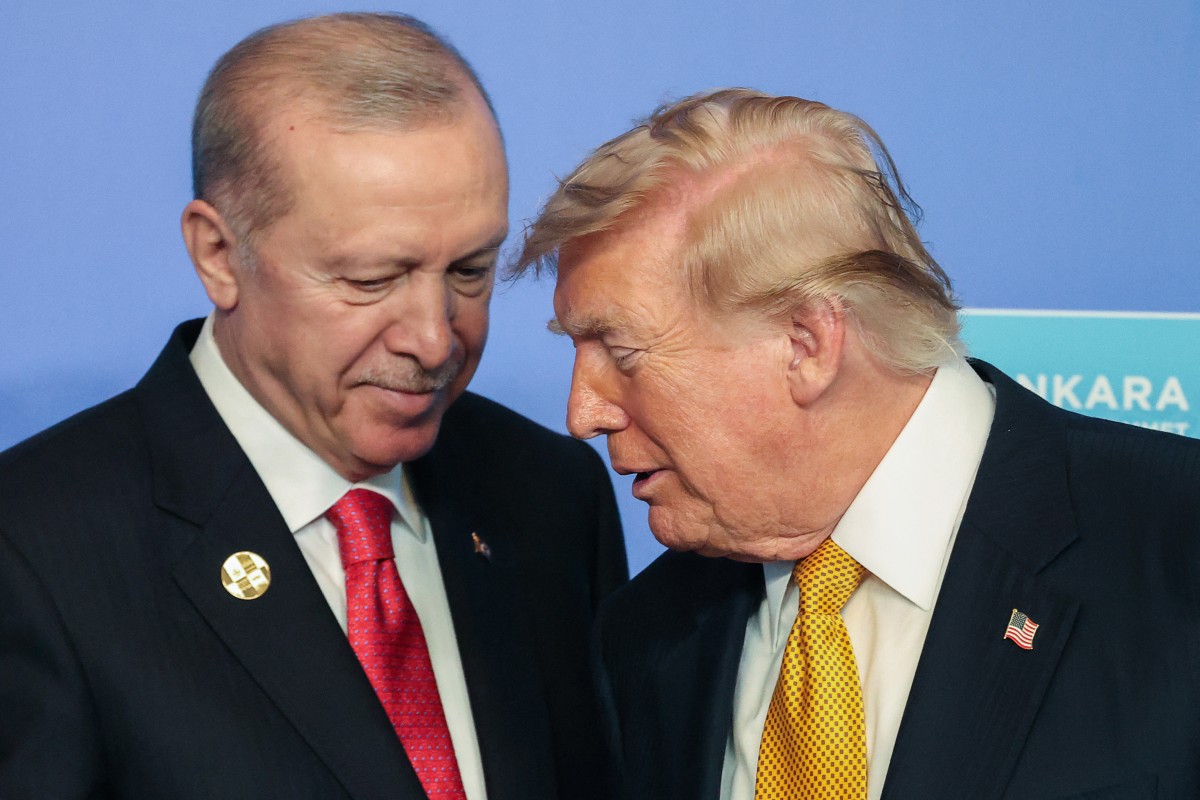 رجب طيب أردوغان ودونالد ترامب. (أ ف ب)