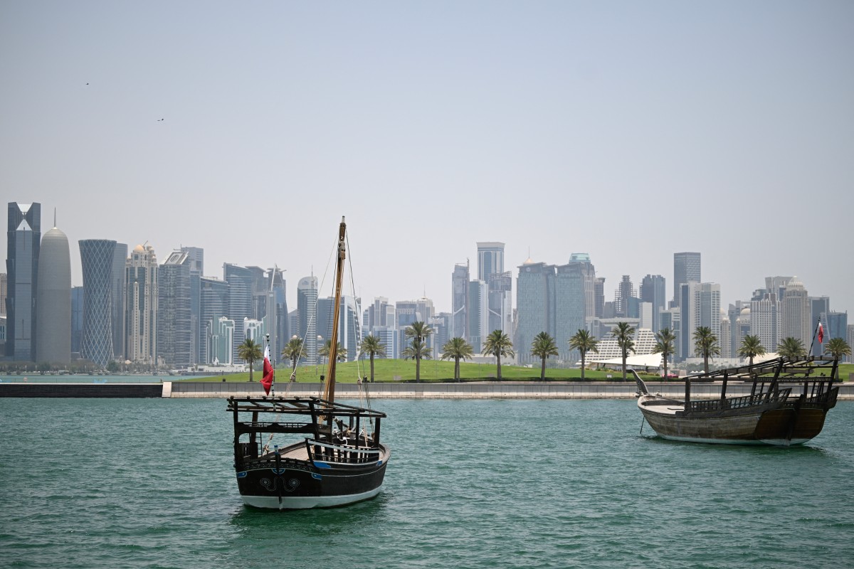 كورنيش الدوحة، العاصمة القطرية (أ ف ب).