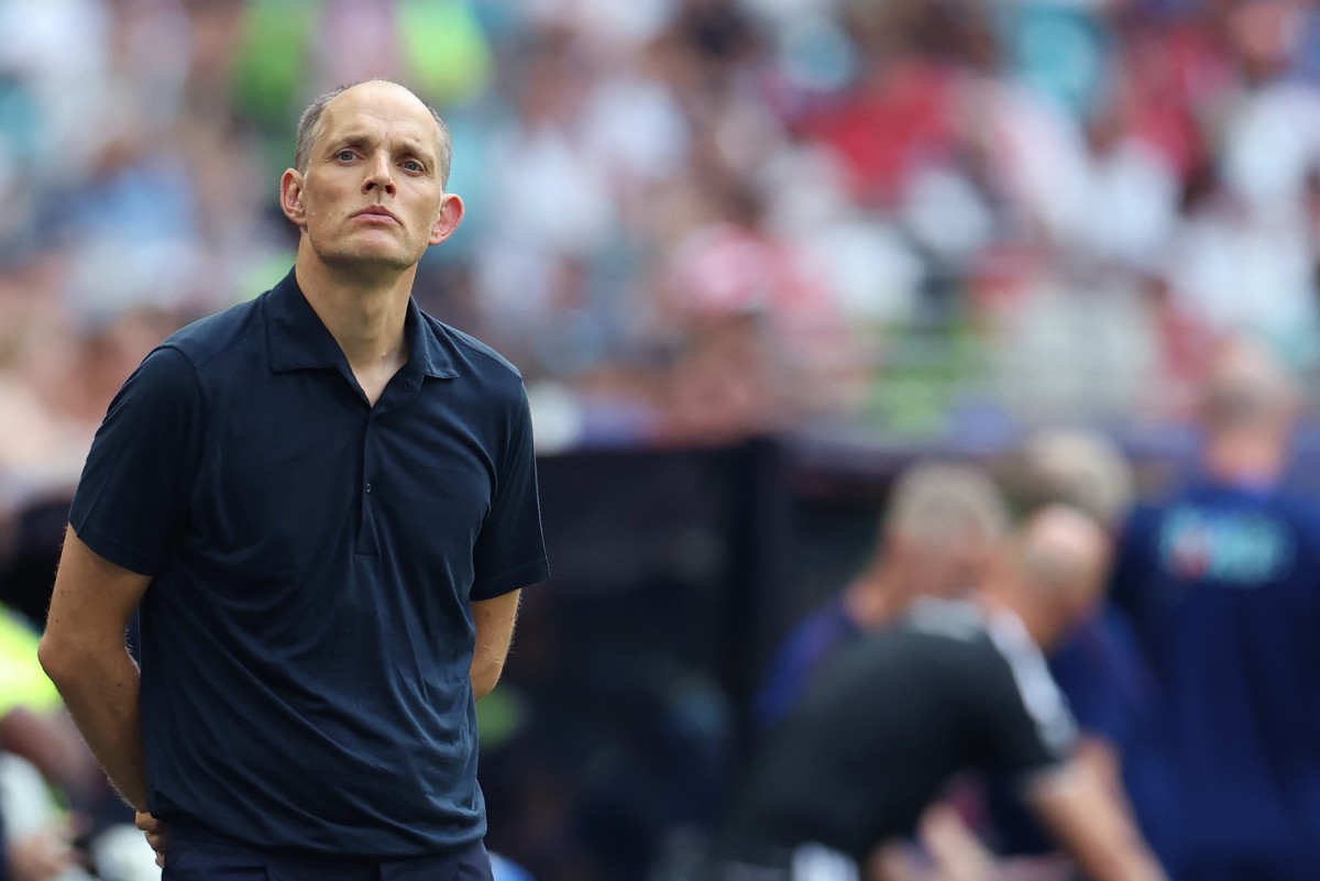 المدرب توماس توخيل. (أ ف ب)