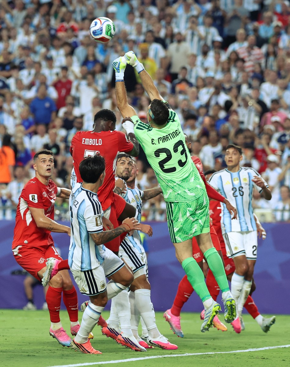 الأرجنتين ضد سويسرا في كأس العالم 2026. (أ ف ب)