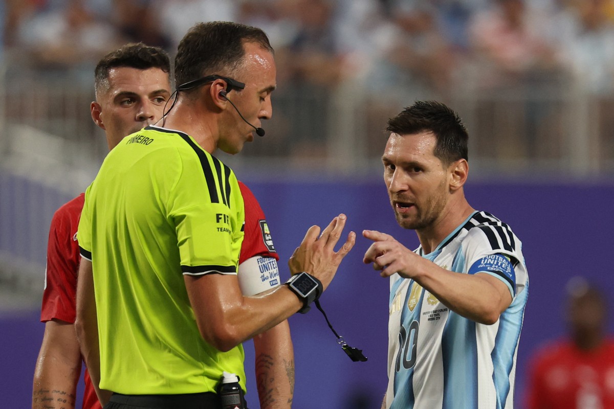ميسي. (أ ف ب)