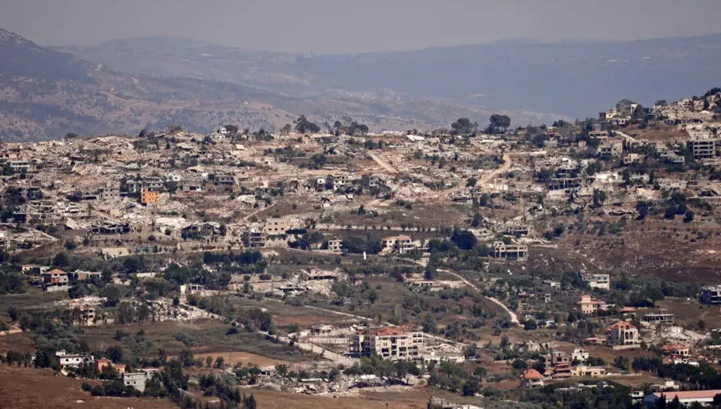 Widespread destruction in villages across southern Lebanon. (AFP)