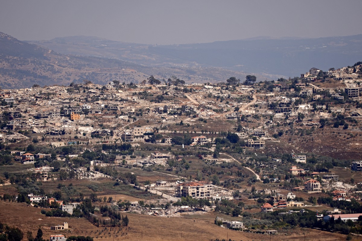 دمار في جنوب لبنان. (أ ف ب)