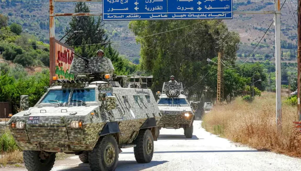 الجيش اللبناني في جنوب لبنان