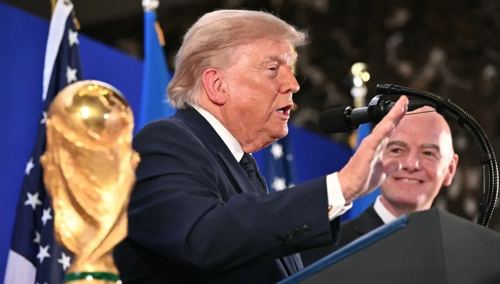 ترامب يحلل تمريرة ميسي... هل تقام كأس العالم في الصين والولايات المتحدة؟