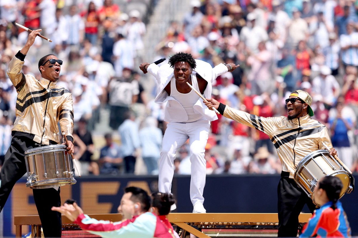صانع المحتوى الشهير IShowSpeed في حفل ختام كأس العالم 2026 (أ.ف.ب)