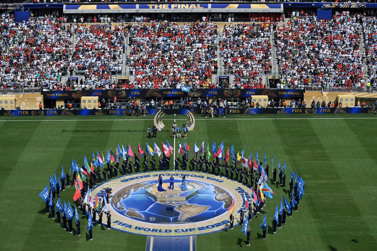 حفل ختام كأس العالم 2026 مع أشهر نجوم الفن (أ.ف.ب)