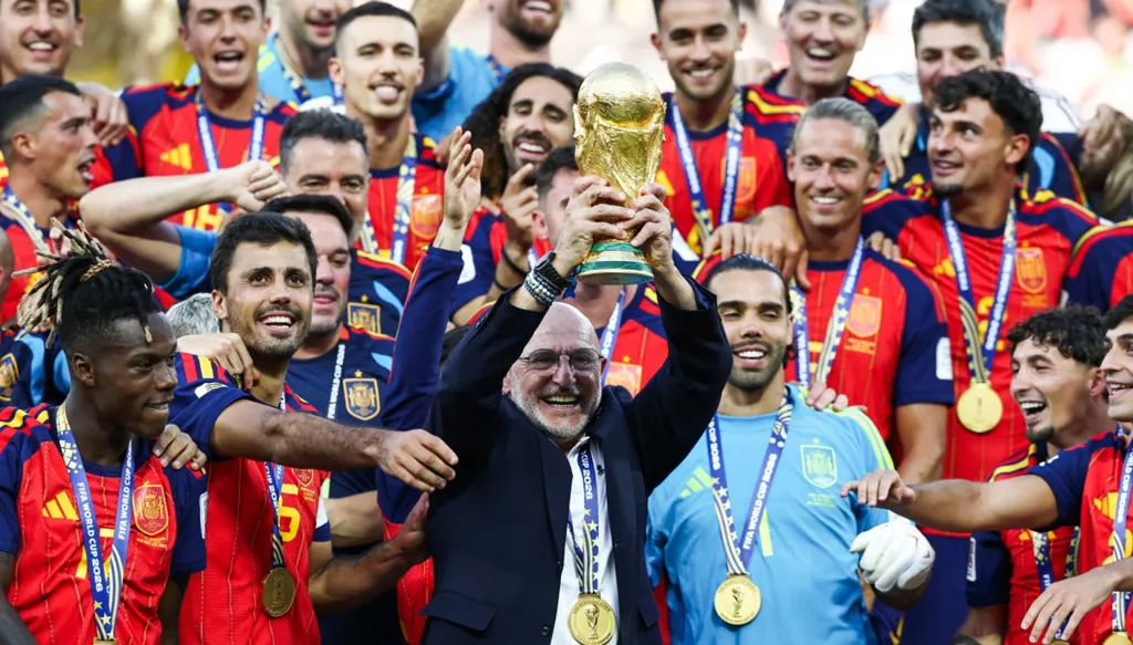 إسبانيا بطلة العالم 2026. (أ ف ب)