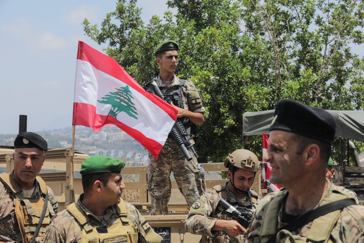 الجيش اللبناني في جنوب لبنان (أ ف ب).