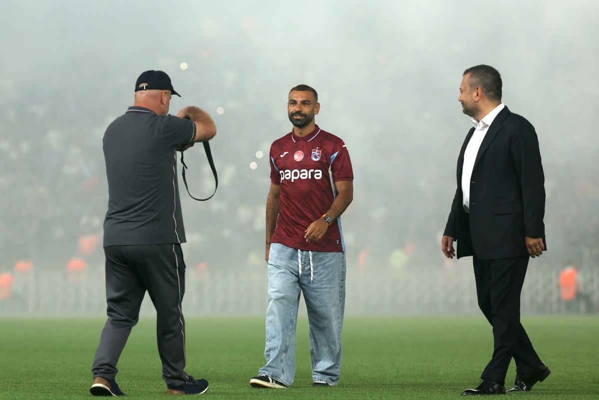 النجم المصري محمد صلاح. (أ ف ب)
