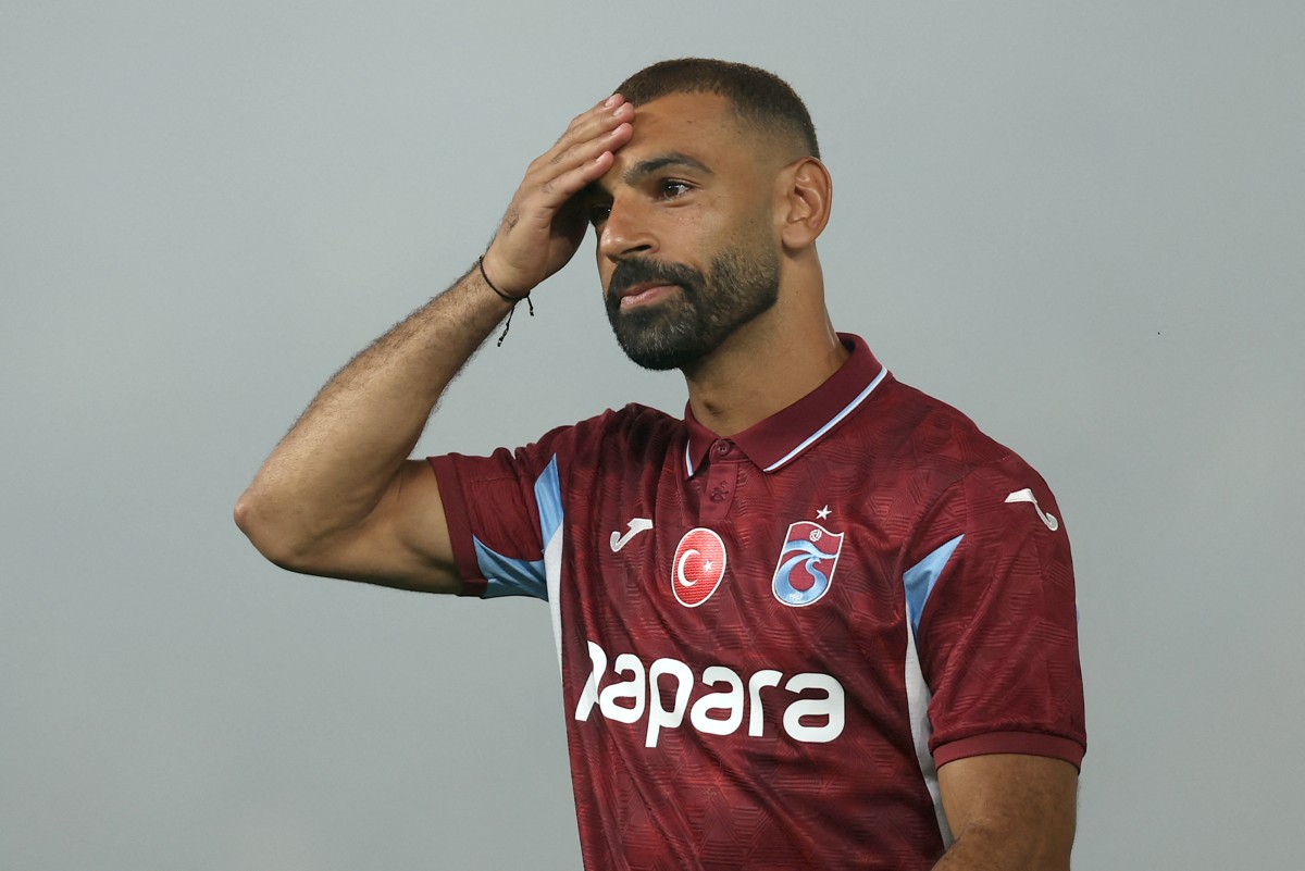 النجم المصري محمد صلاح. (أ ف ب)