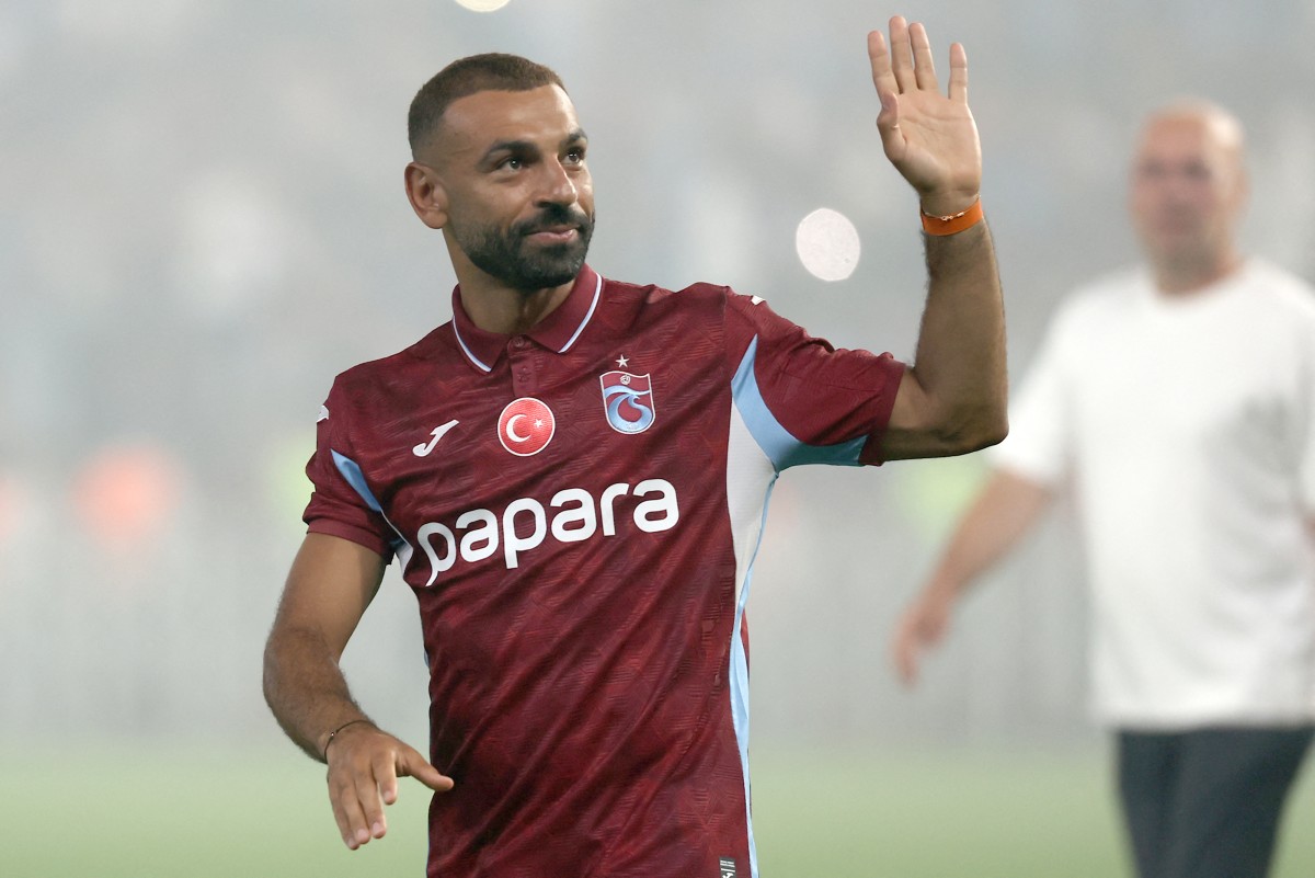 النجم المصري محمد صلاح. (أ ف ب)