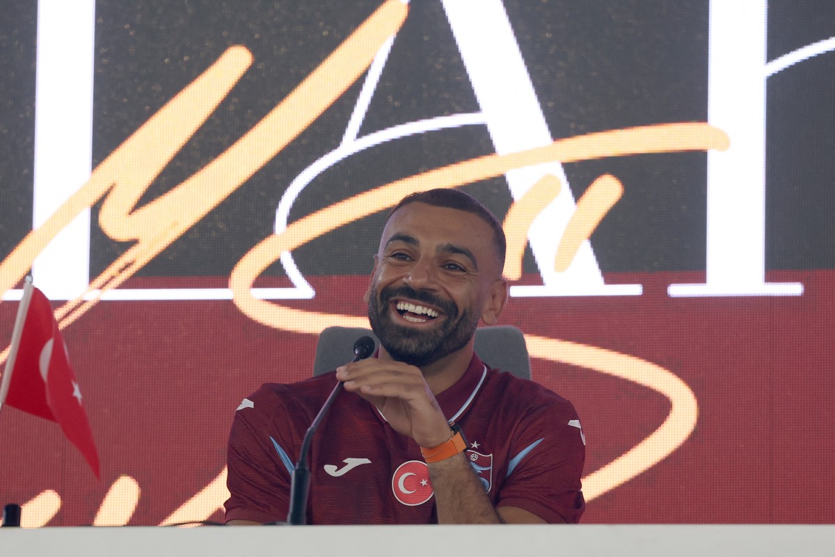 النجم المصري محمد صلاح. (أ ف ب)