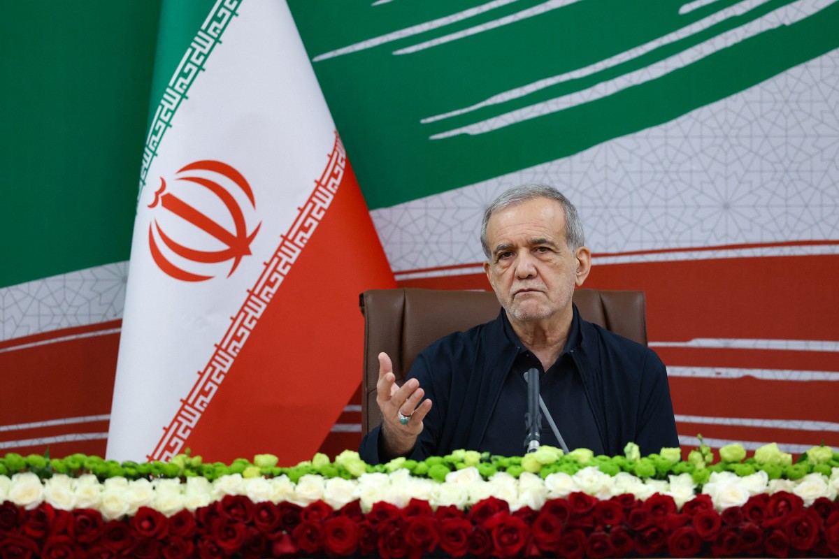 الرئيس الإيراني مسعود بزشكيان (أ ف ب).