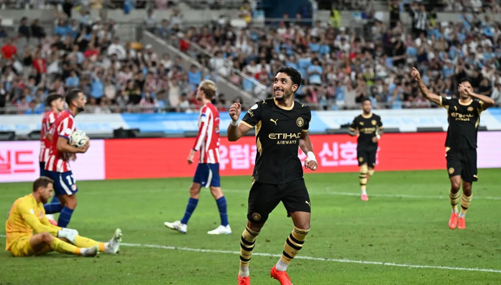عمر مرموش يقود مانشستر سيتي للتفوّق على أتلتيكو مدريد ودياً (فيديو)