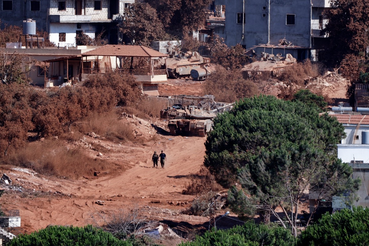 قوات إسرائيلية في جنوب لبنان. (أ ف ب)