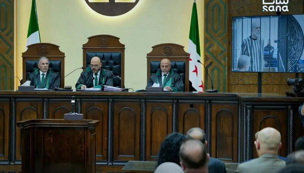 محاكمة حسون في دمشق (سانا).