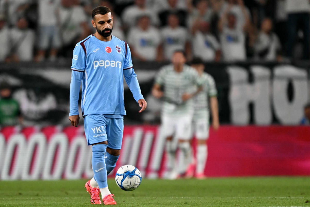 محمد صلاح مع طرابزون سبور التركي. (أ ف ب)