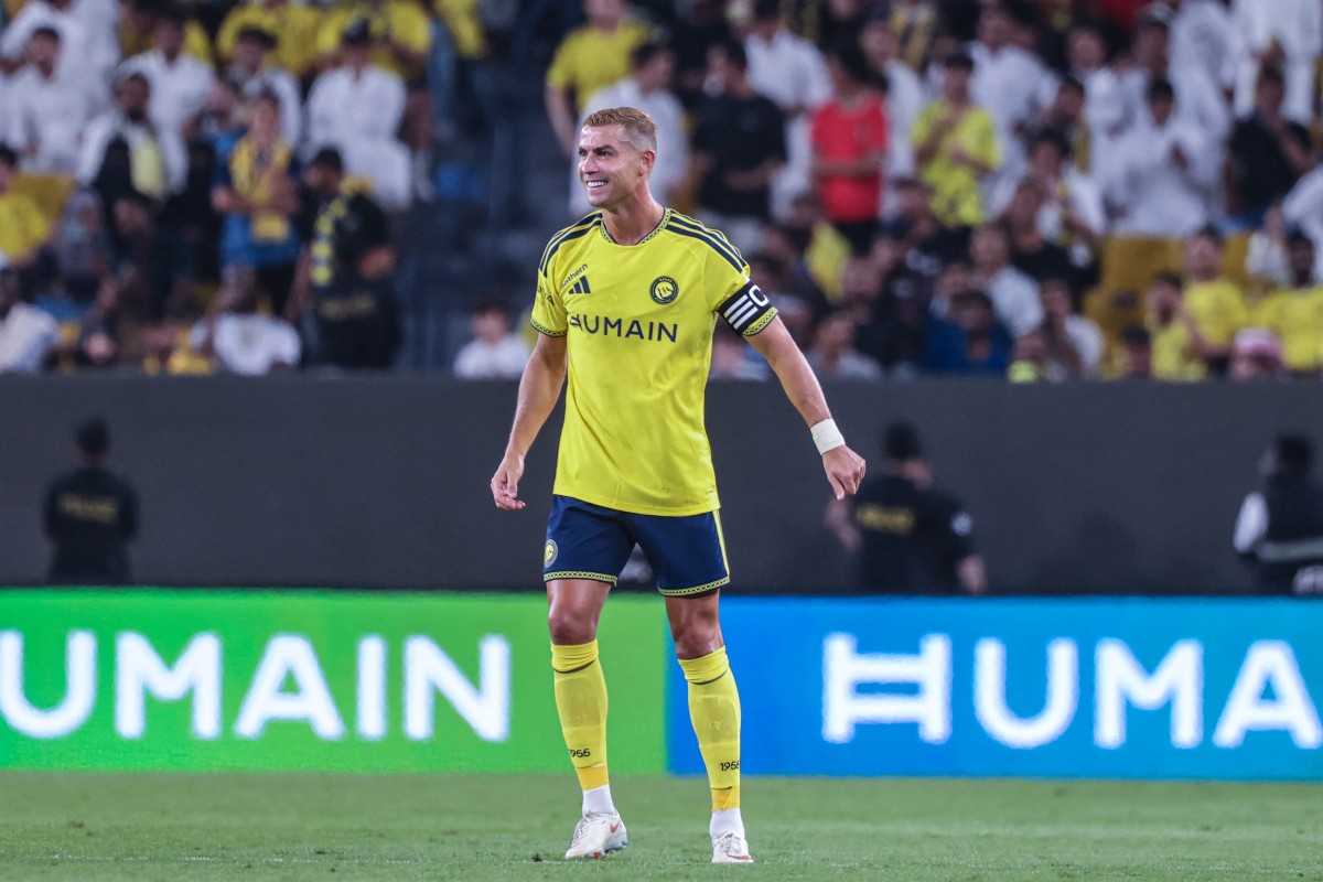 كريستيانو رونالدو مع النصر السعودي. (أ ف ب)