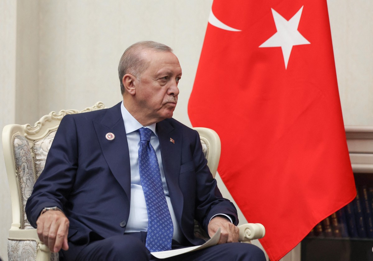 الرئيس التركي رجب طيب أردوغان. (أ ف ب)