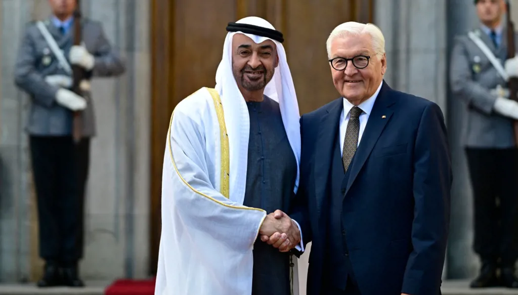 Mohamed bin Zayed visits Germany as Steinmeier welcomes UAE president in Berlin