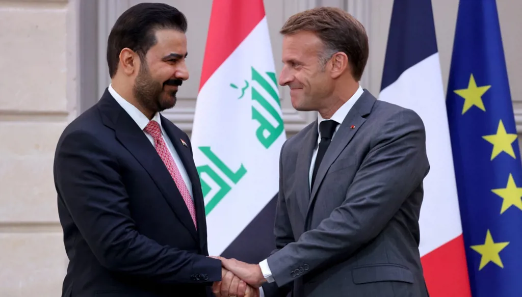 باريس وبغداد تعززان شراكتهما: ماكرون يدعم جهود الزيدي لحصر السلاح