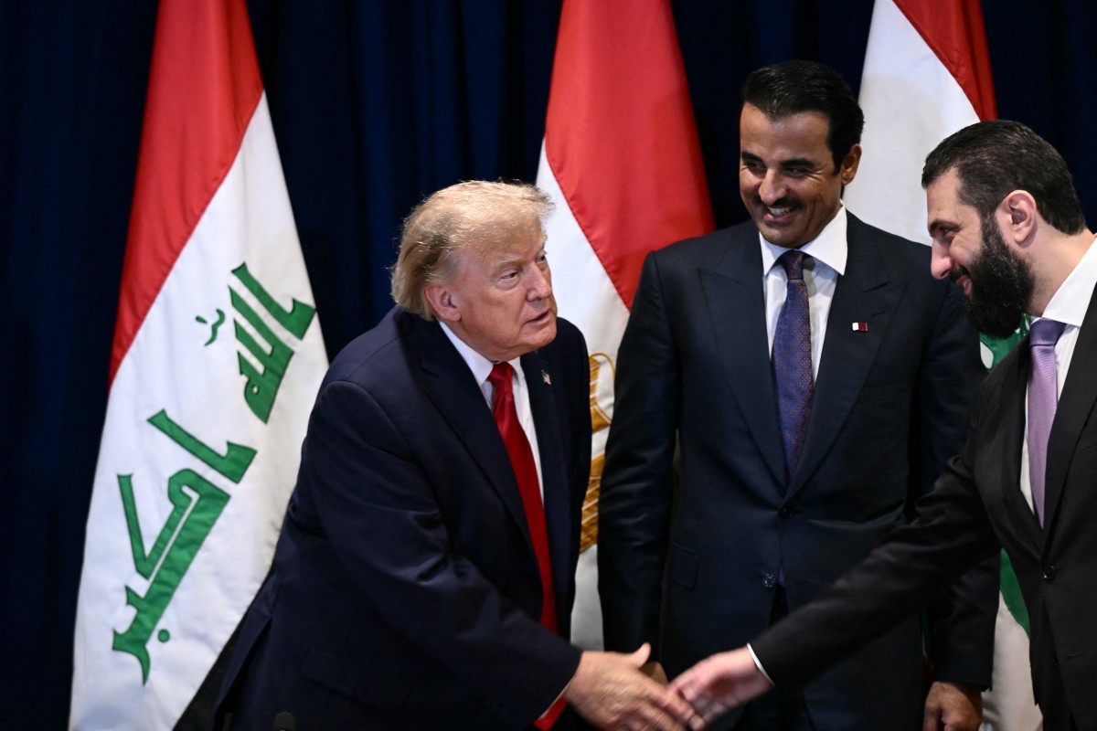الشرع لترامب: امنح نيوجيرسي لإسرائيل... الجولان لها أصحابها (فيديو)