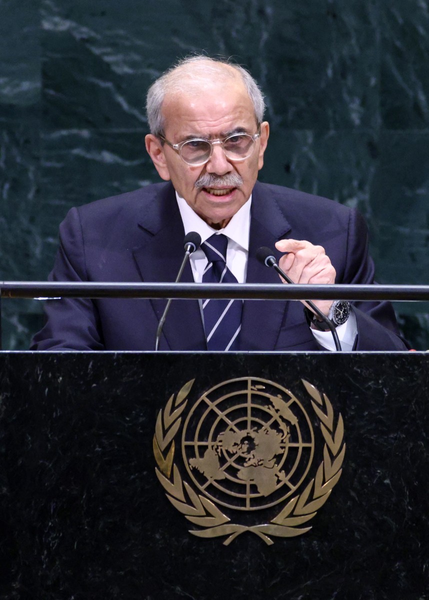 نواف سلام (أ ف ب).
