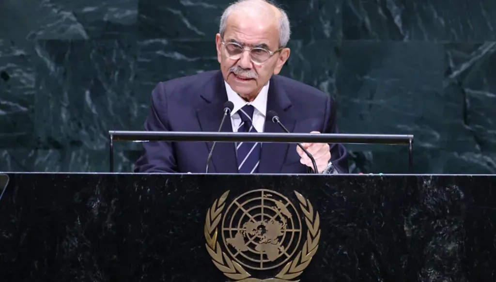 نواف سلام (أ ف ب).