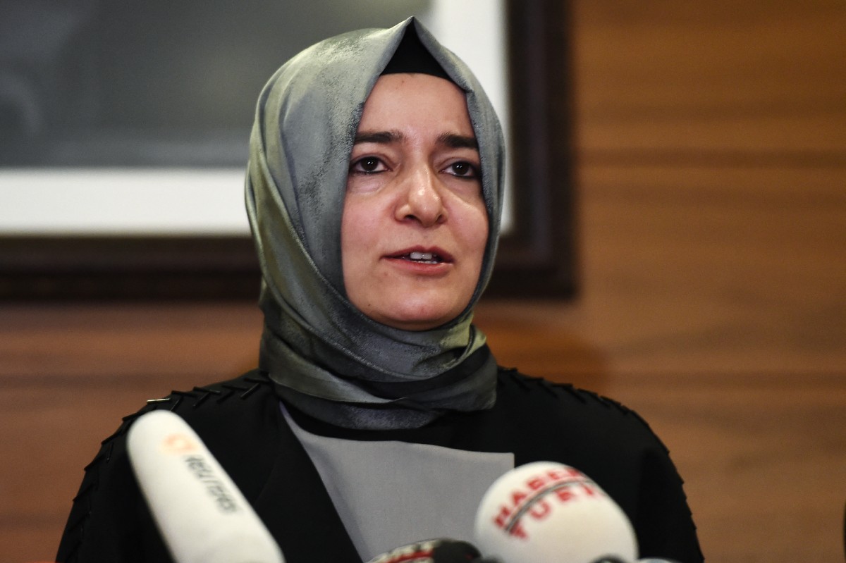 فاطمة بتول سايان كايا (أ ف ب).