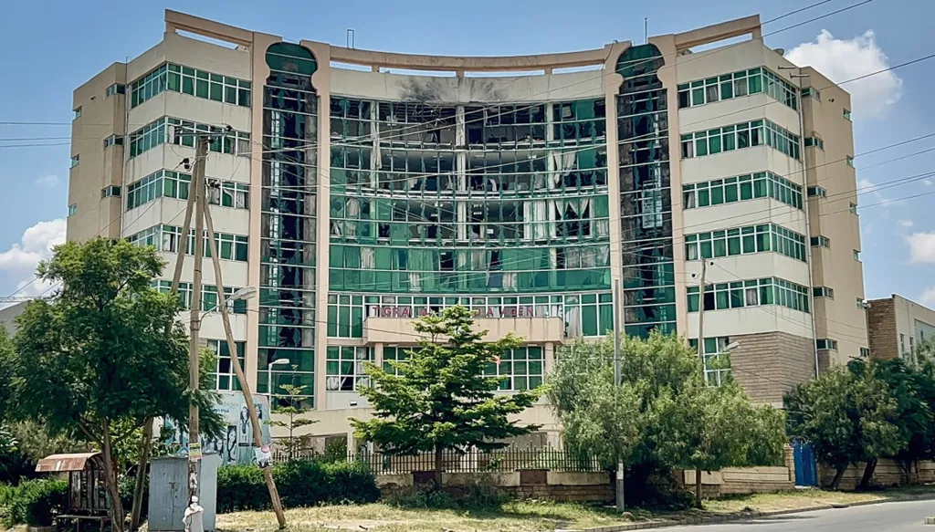 إثيوبيا... إصابة مبنى التلفزيون العام في تيغراي بمسيَّرة