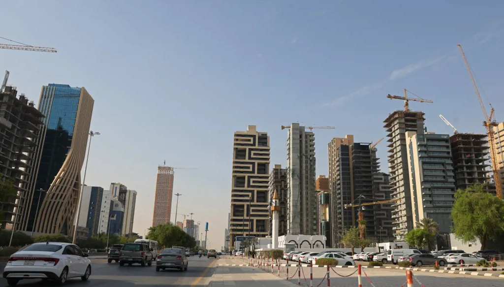 مشهد عام من مدينة الرياض (أ ف ب).