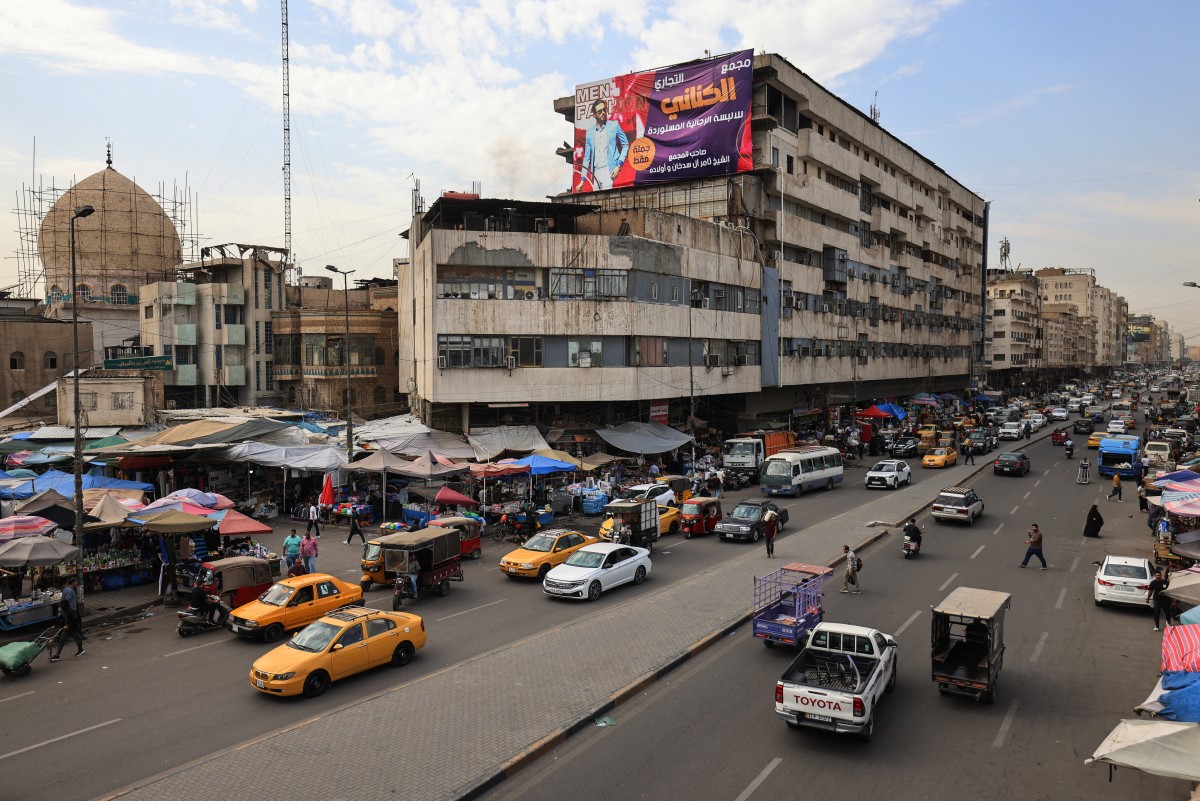 شوارع بغداد. (أ ف ب)