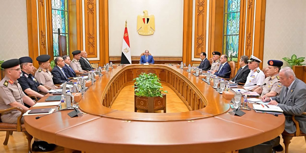 مجلس الدفاع الوطني. (أ ف ب)