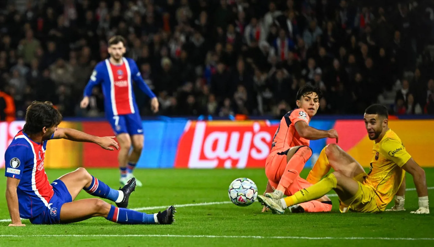 Barcelona and PSG Level After Espart Equaliser Cancels Doué Opener