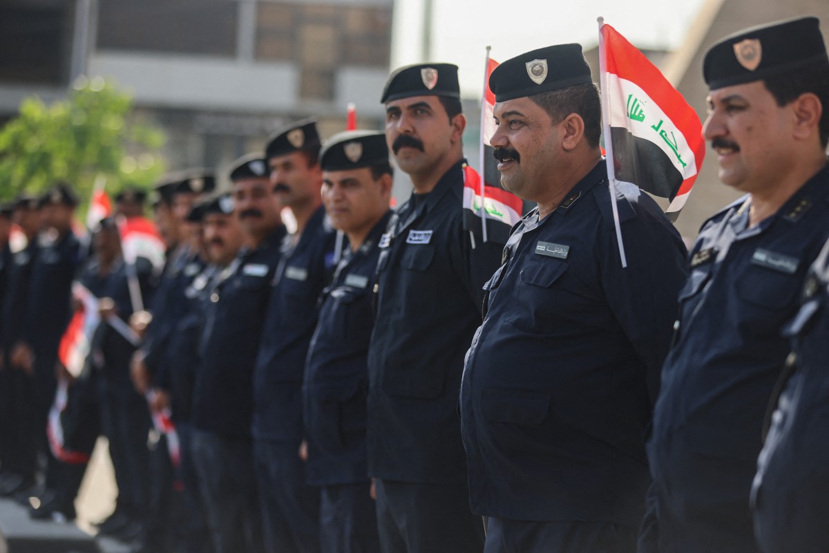 عناصر في الشرطة العراقية. (أ ف ب)