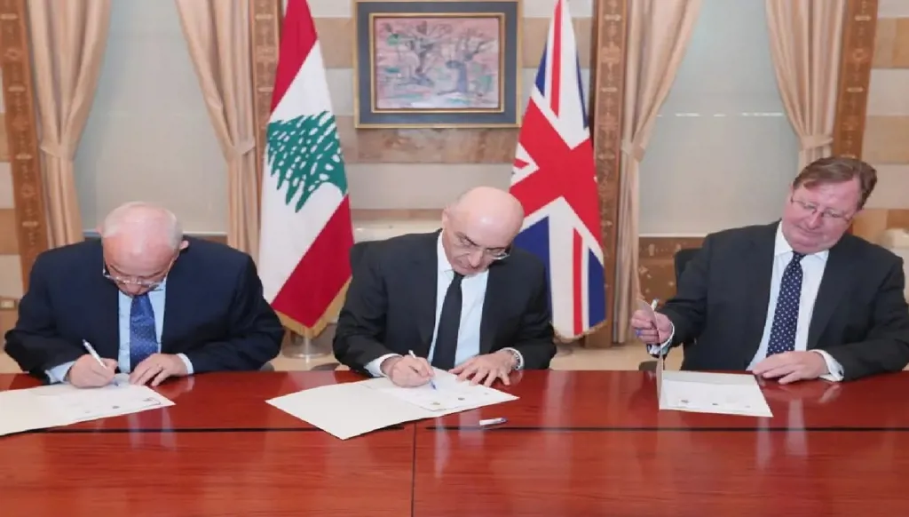 توقيع مذكرة تفاهم لدعم الأمن في لبنان بين لبنان وبريطانيا