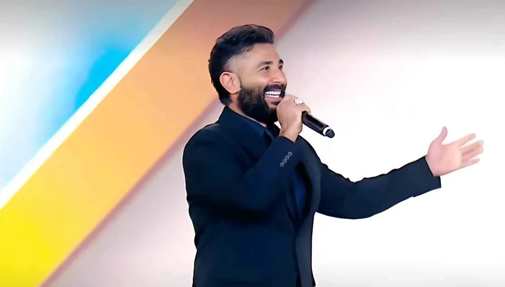 حنان مطاوع وأحمد سعد في "فرحة مصر": زفاف ألف شاب وفتاة (فيديو)