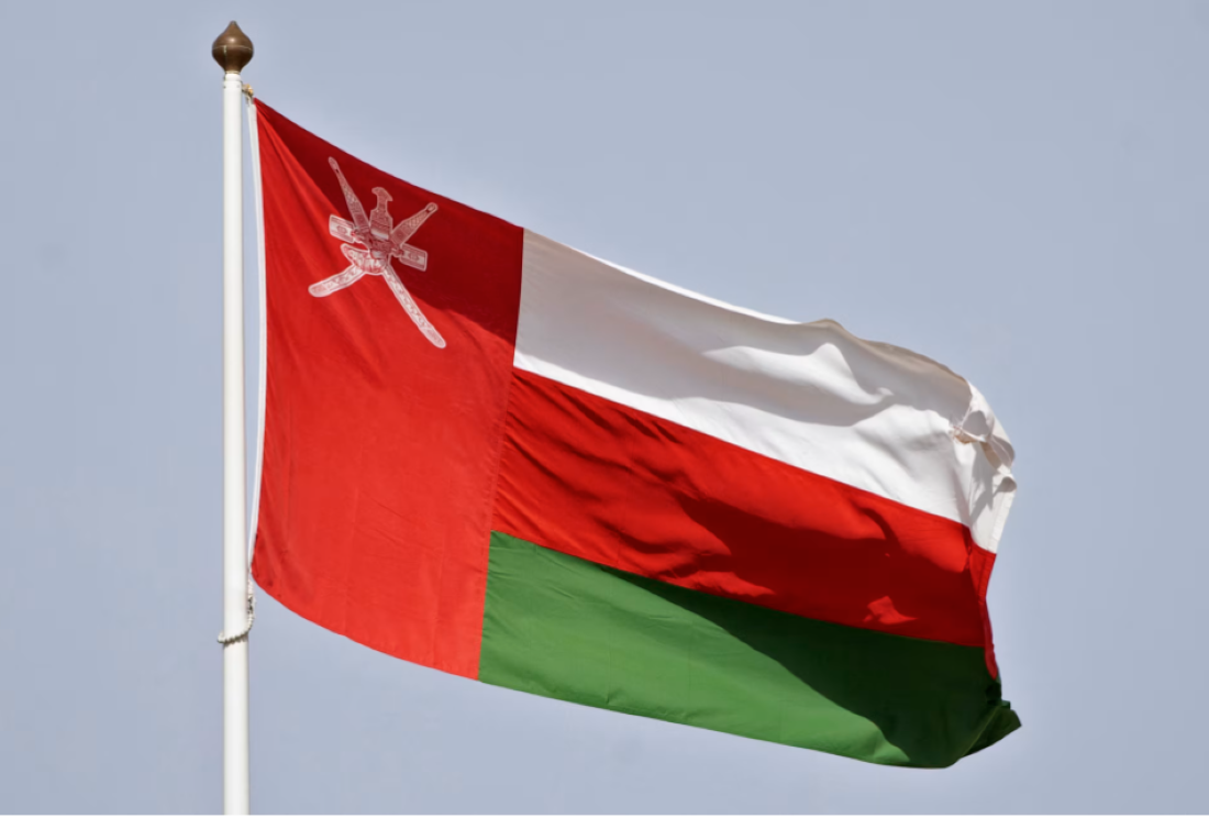 علم سلطنة عُمان (أ ف ب)