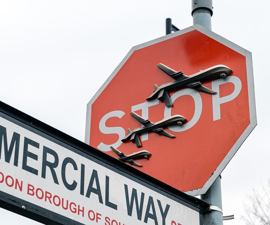 عمل مناهض لحرب غزة في لندن. (إنستغرام)