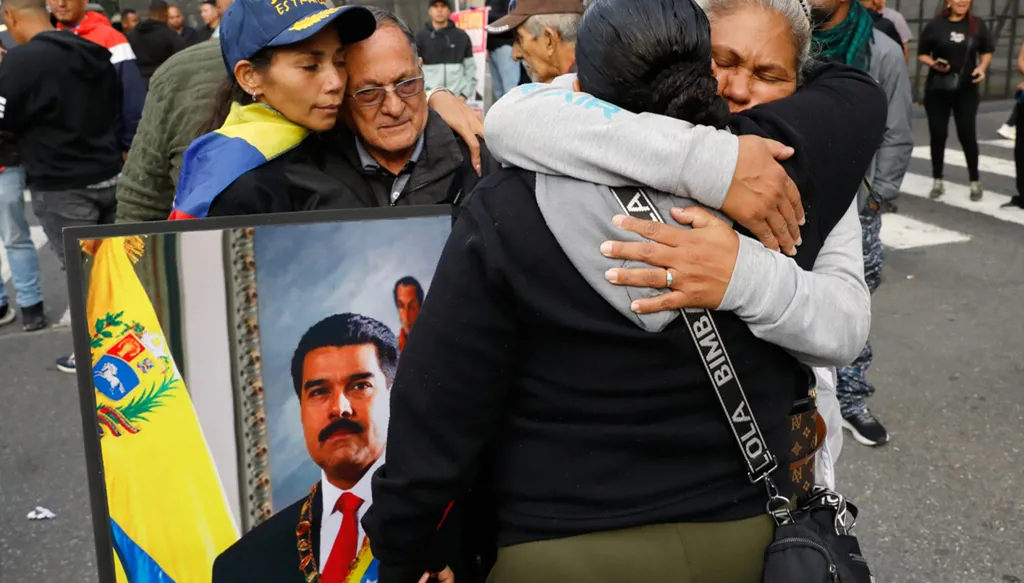 US strikes Venezuela and says its leader has been captured and flown out of the country (AP)