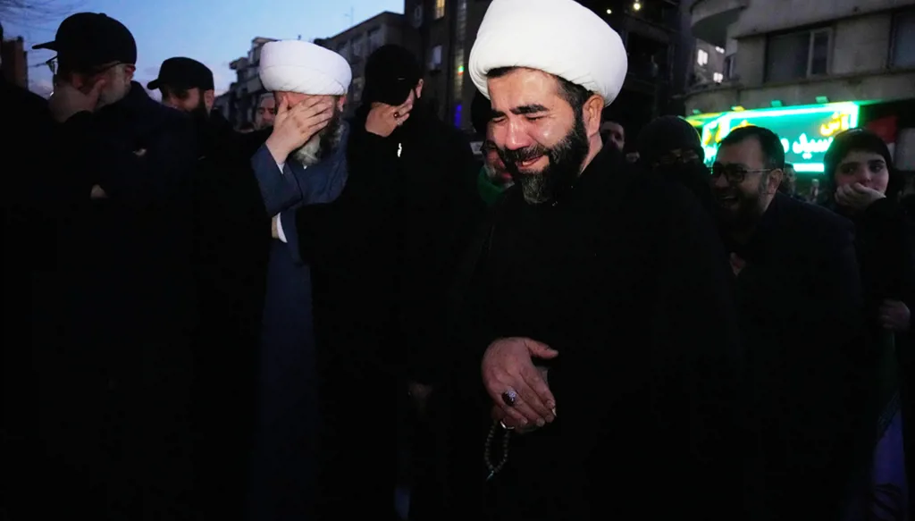 Photos from inside Iran as strikes boom across the capital, Tehran, for a third day (AP)