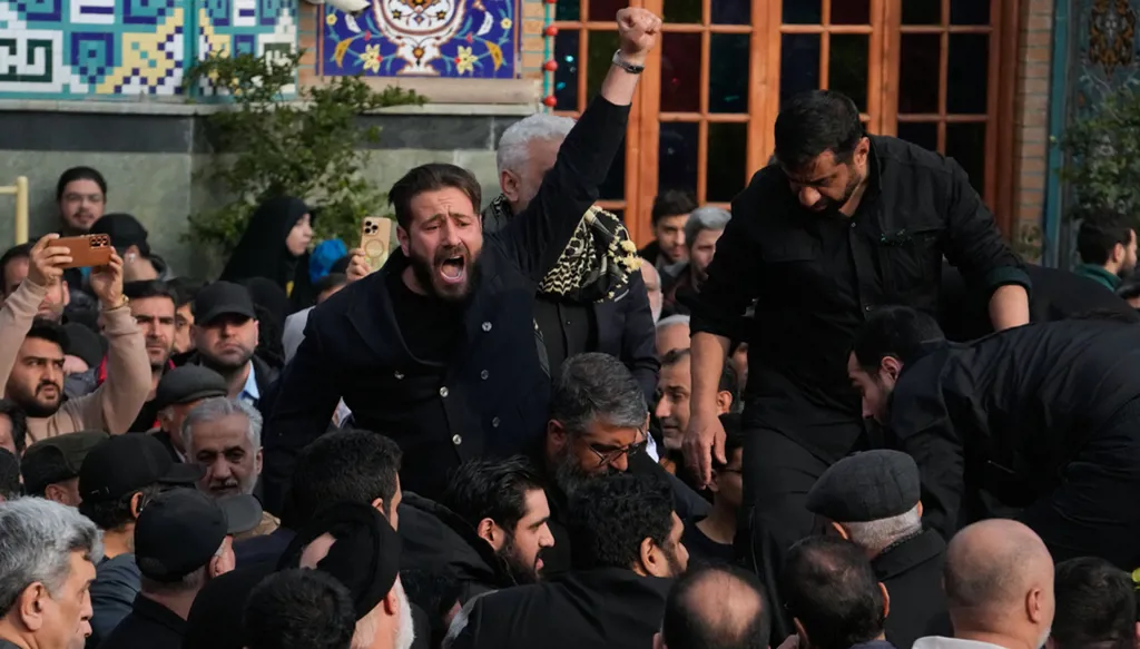 Trump urges US allies to send warships to Strait of Hormuz as Iran vows to retaliate (AP)