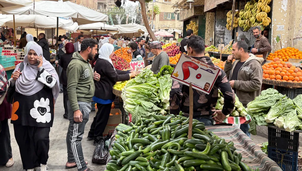 Many in Egypt struggle as the costs of a distant war drive up prices in local markets (AP)