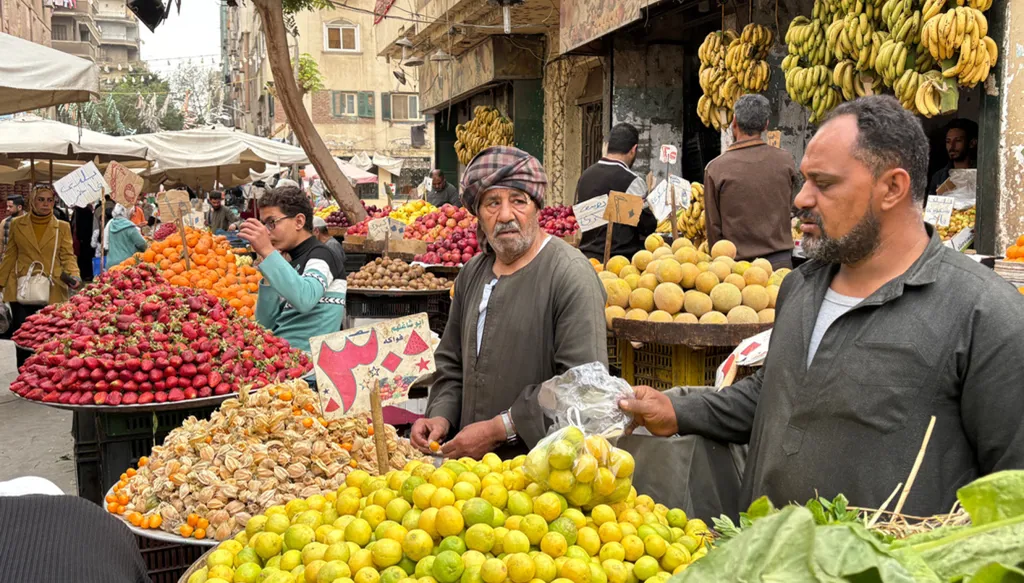 Many in Egypt struggle as the costs of a distant war drive up prices in local markets (AP)