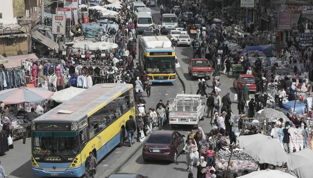 Many in Egypt struggle as the costs of a distant war drive up prices in local markets (AP)