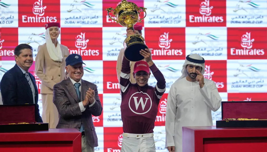 Magnitude wins Dubai Gold Cup after $12M race goes ahead despite the war in Iran(AP)