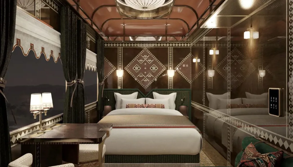 Rêve du désert : le premier train de luxe d'Arabie saoudite