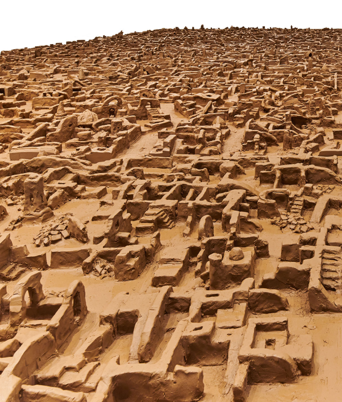 أطلال مدينتين (الموصل وحلب)، 800/600 سم.